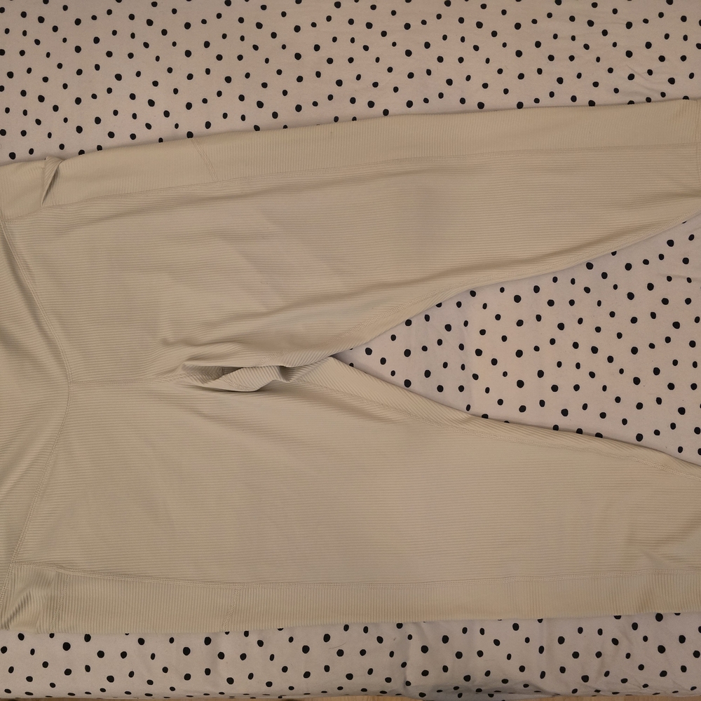 Women's Cream Workout Pants